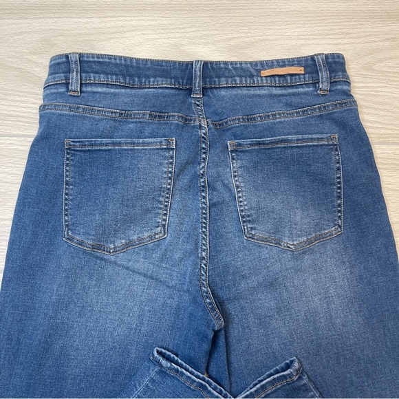 Soft Surroundings Supremely Soft Relaxed Pull On Blue Jean Pants Women’s Size M - Picture 4 of 13